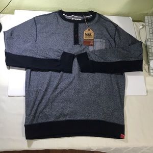 Men’s Navy Sweatshirt Size XL MBX Denim Wear